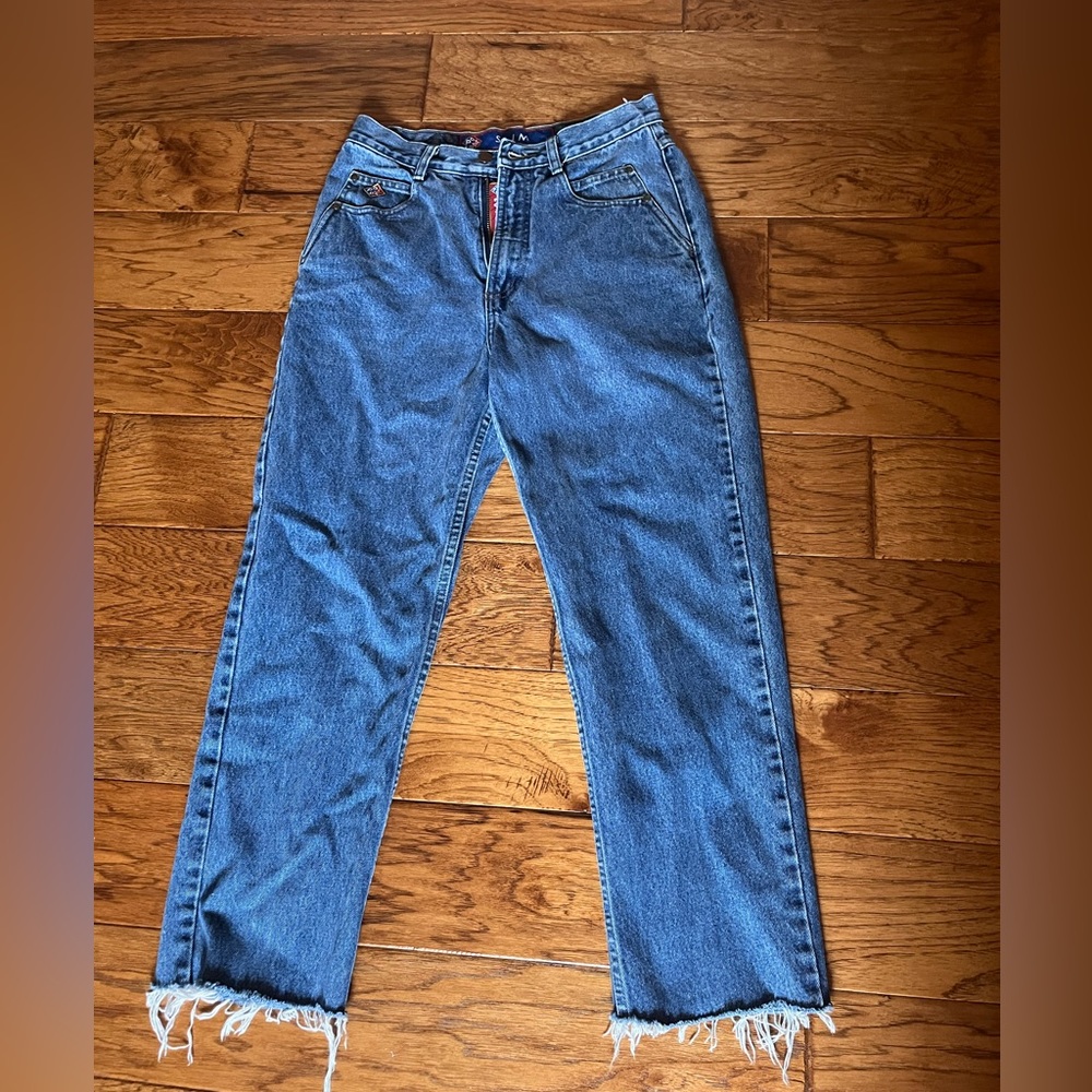 Posted Vintage Slim Straight Leg High Rise Jeans